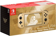 Nintendo Switch Lite, 32GB Ed. Hyrule Oro, (Sin DLC) Caja - CeX